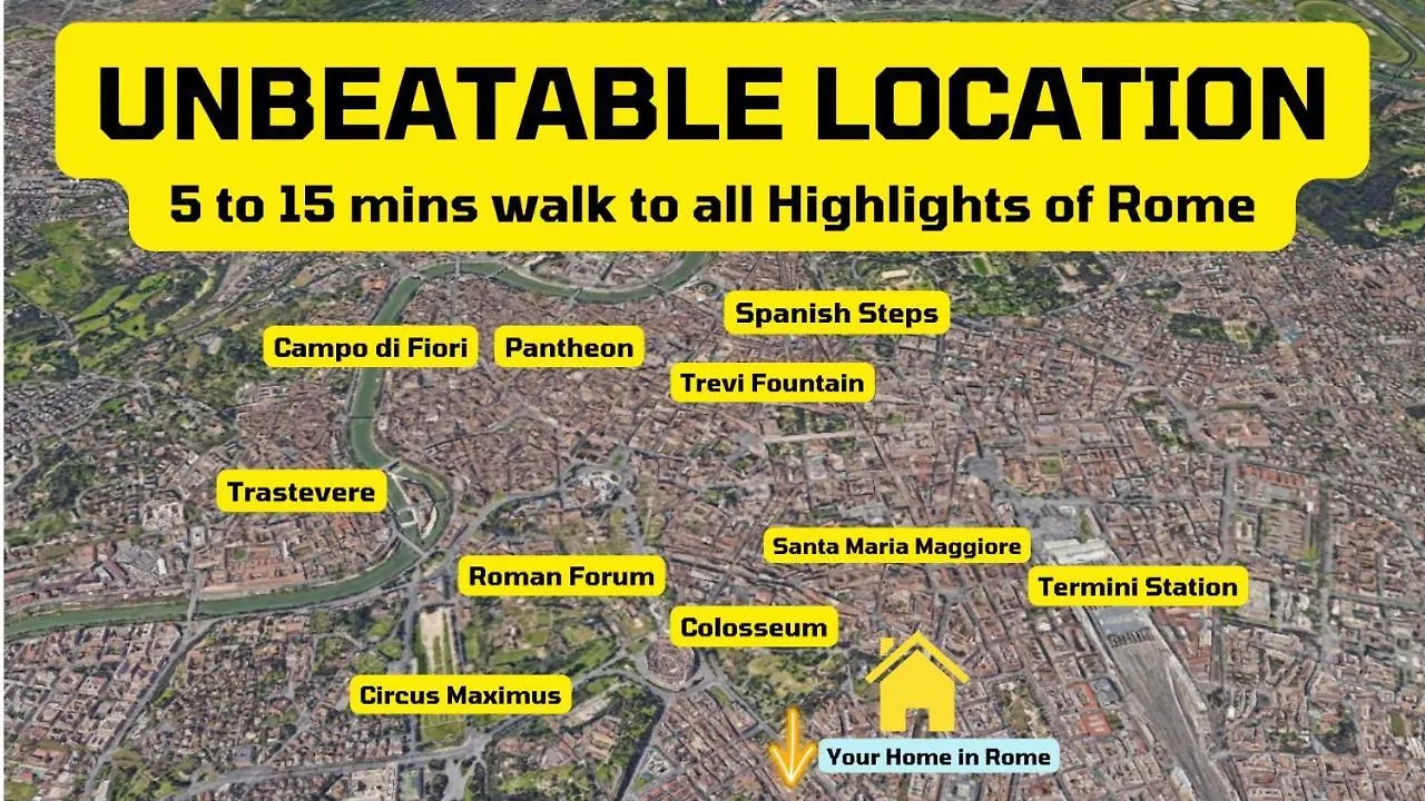 Inviting 3-Bed Apartment In Roma 4Mins To Colosseo